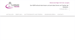 Desktop Screenshot of ev-kirche-friolzheim.de